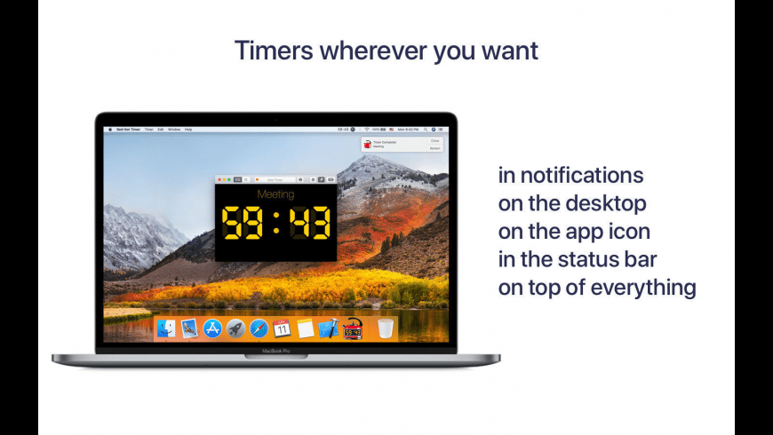 Workflow timer for mac